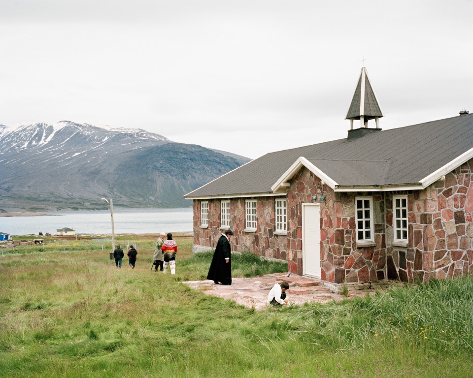 Igaliku Church, Greenland, 2014, C-print, 24"x30" © Jessica Auer