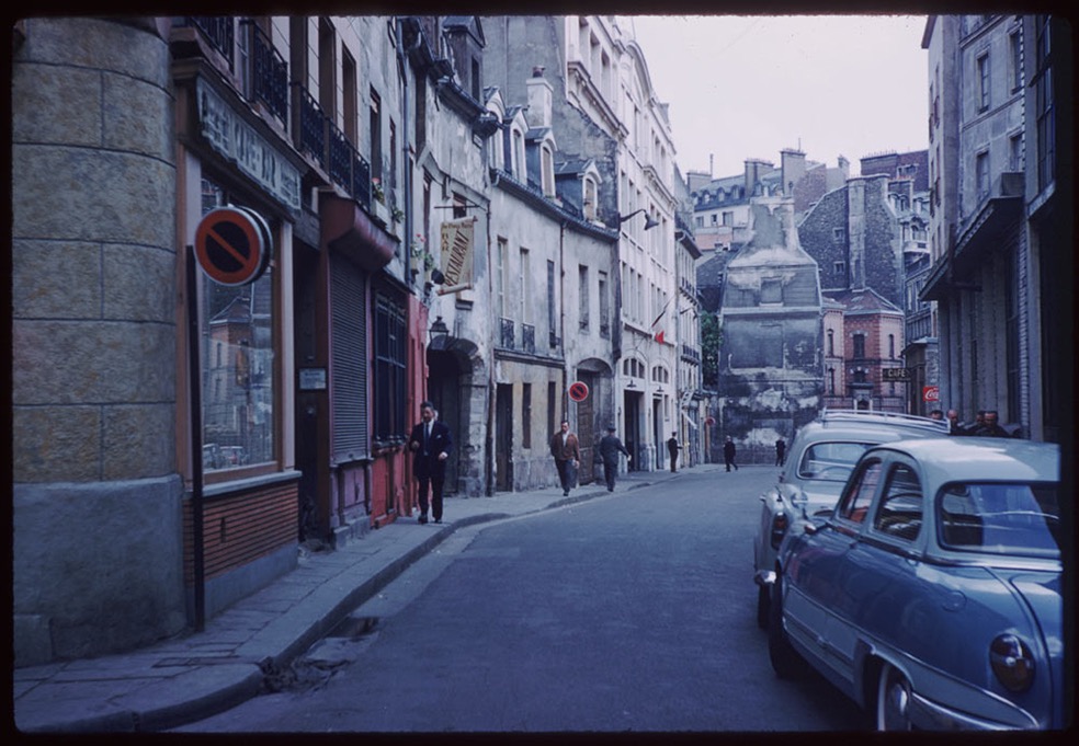 1960 paris kitchen wall print mural